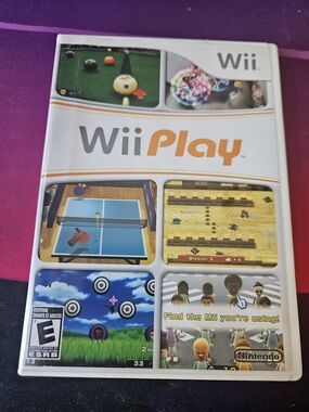 Wii Play Game Manual And Case